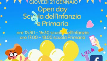 Open day scuola infanzia e primaria 21 gennaio diretta Facebook