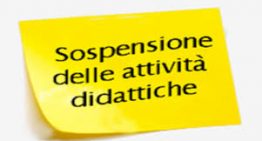 Sospensione attività didattica dal 1 al 14 marzo 2021